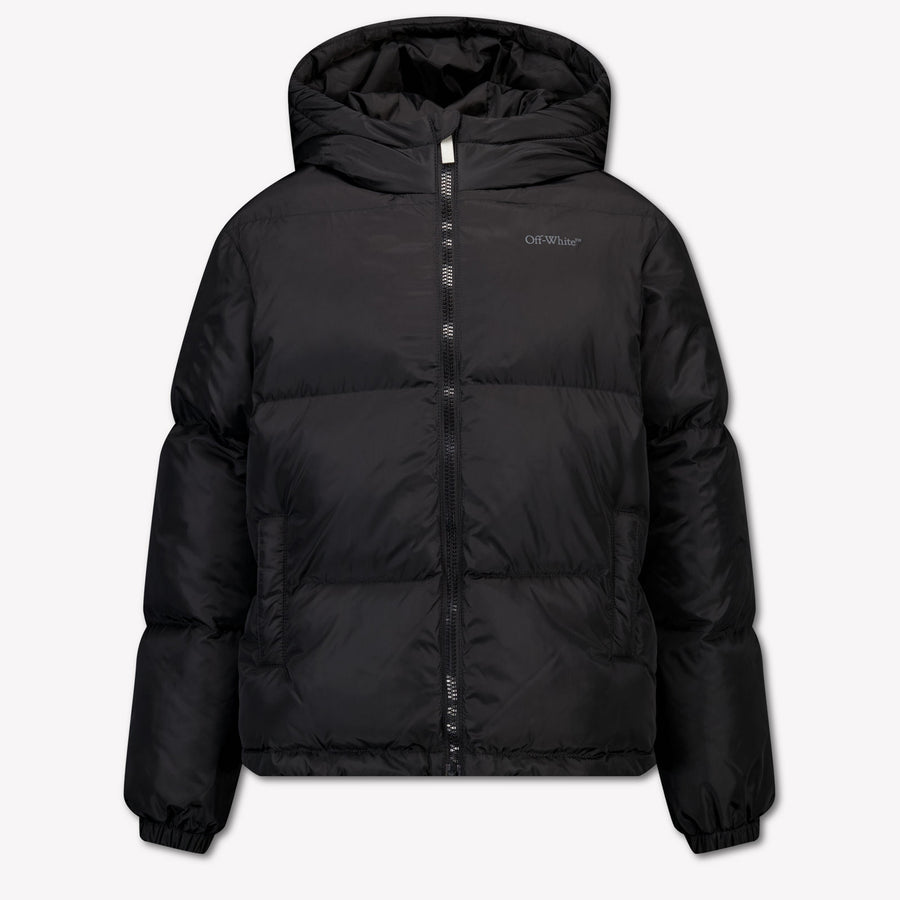 Off-White Kinder Jongens Winterjassen In Zwart