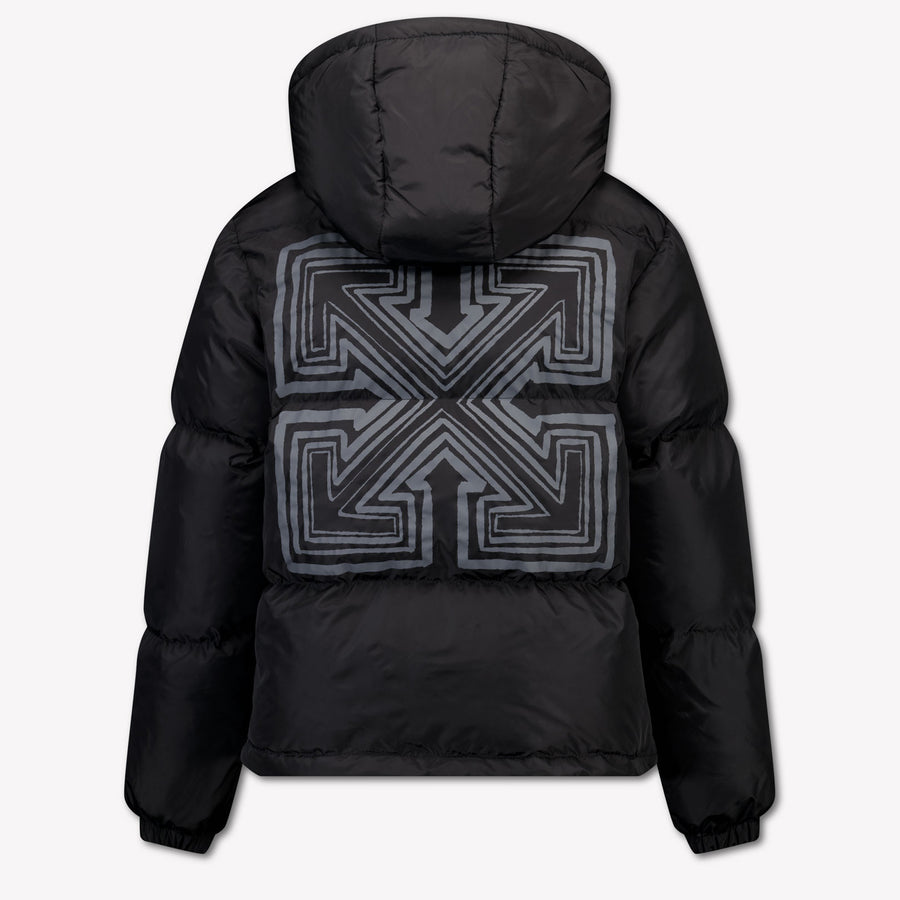 Off-White Kinder Jongens Winterjassen In Zwart