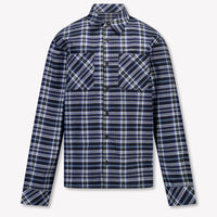 Off-White Kinder Jongens Blouse In Navy