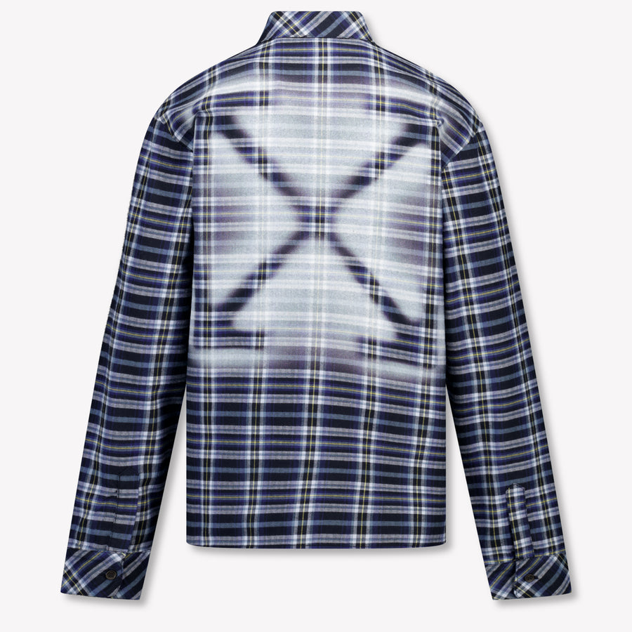 Off-White Kinder Jongens Blouse In Navy