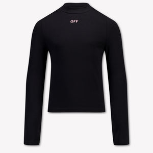Off-White Kinder Meisjes T-Shirt In Zwart