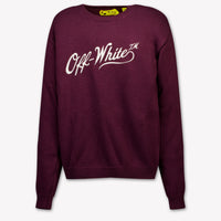 Off-White Kinder Meisjes Trui In Bordeaux
