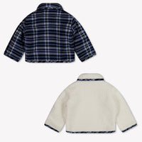 Off-White Baby Jongens Winterjas In Navy