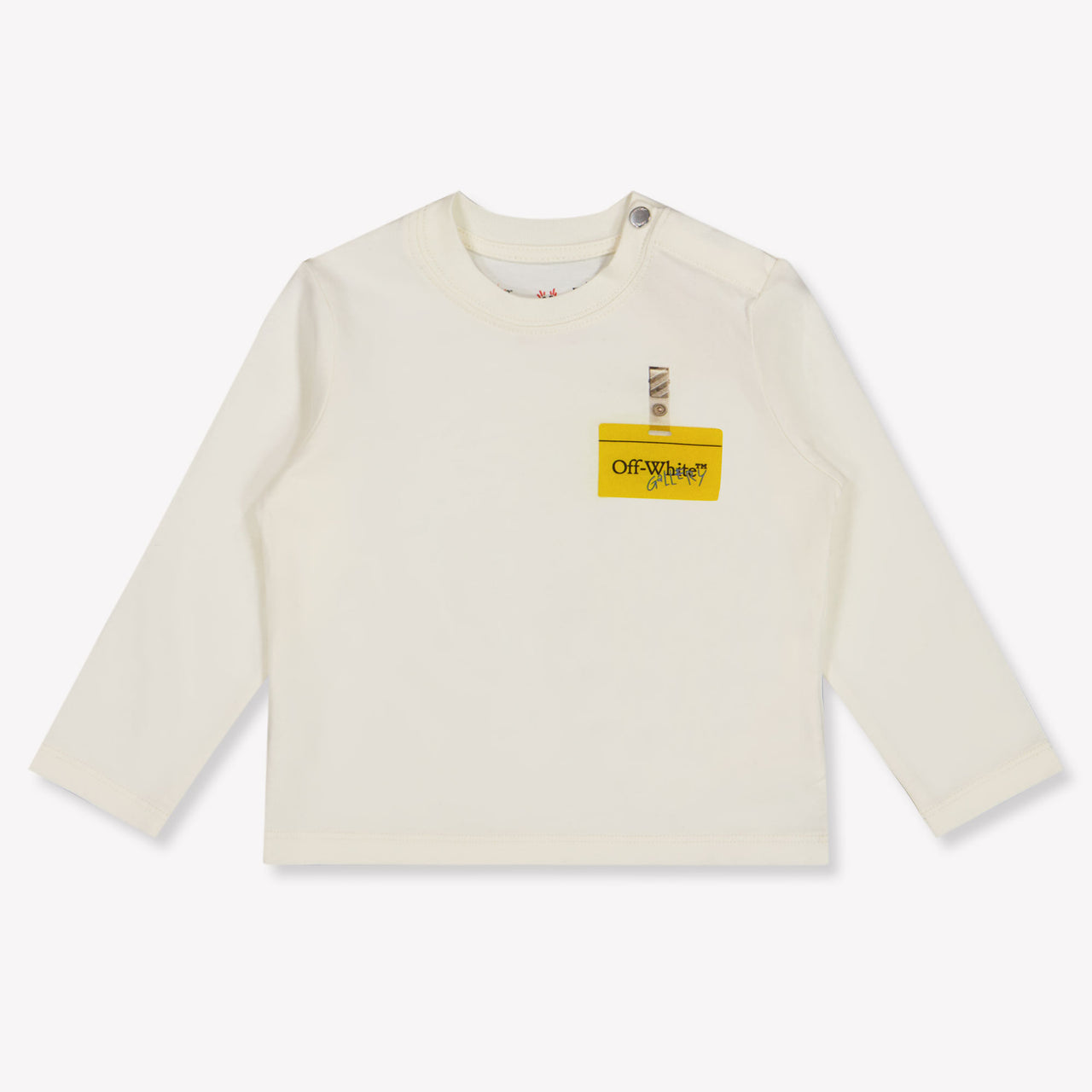 Off-White Baby Jongens T-Shirt In Off White