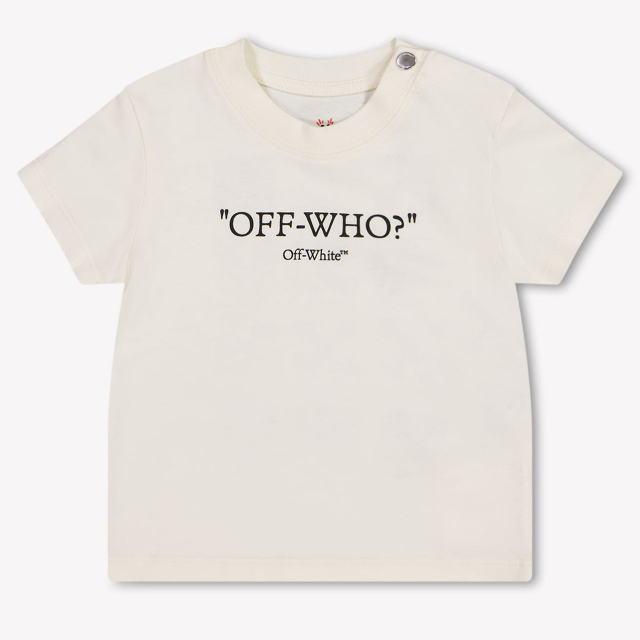 Off-White Baby Jongens T-Shirt In Off White