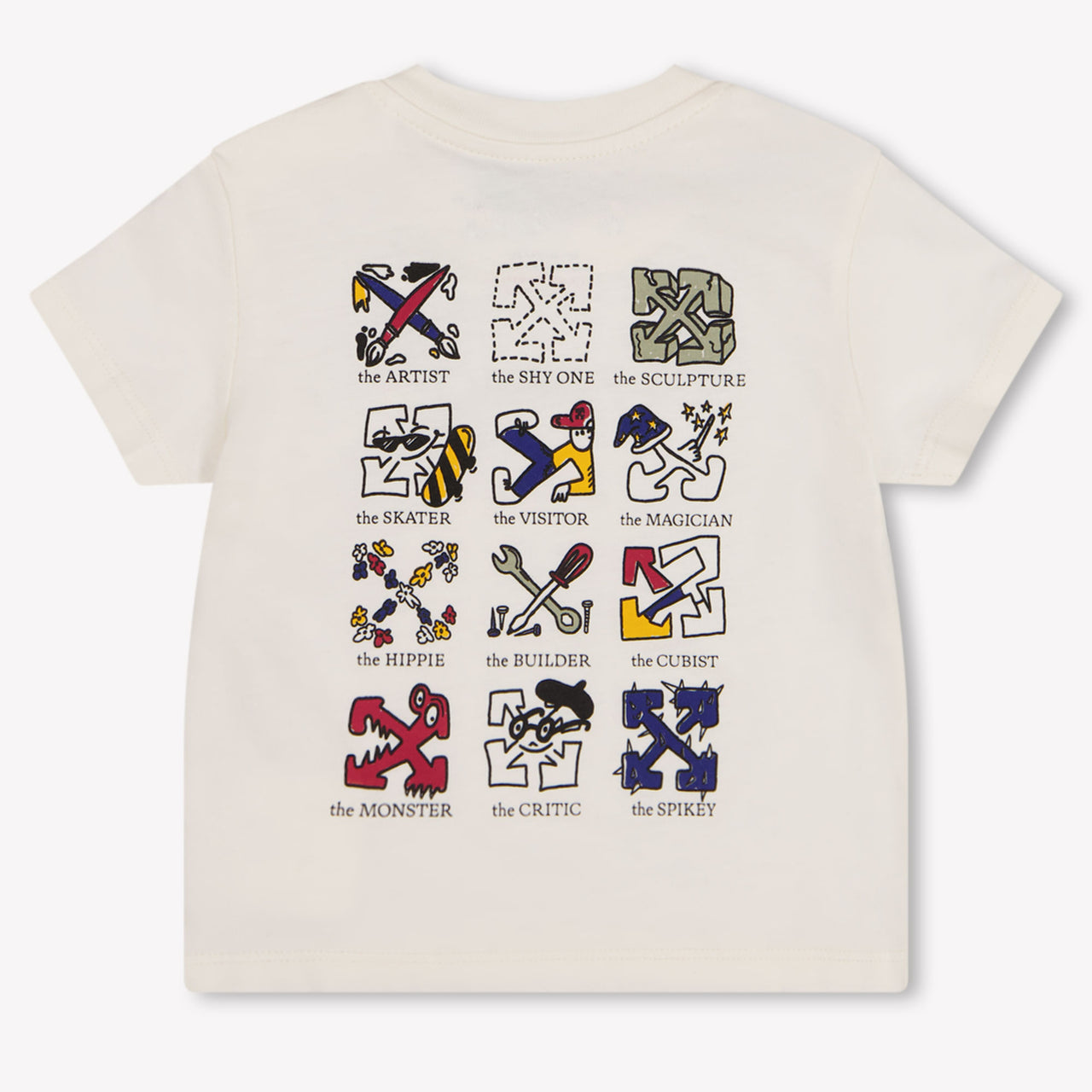 Off-White Baby Jongens T-Shirt In Off White