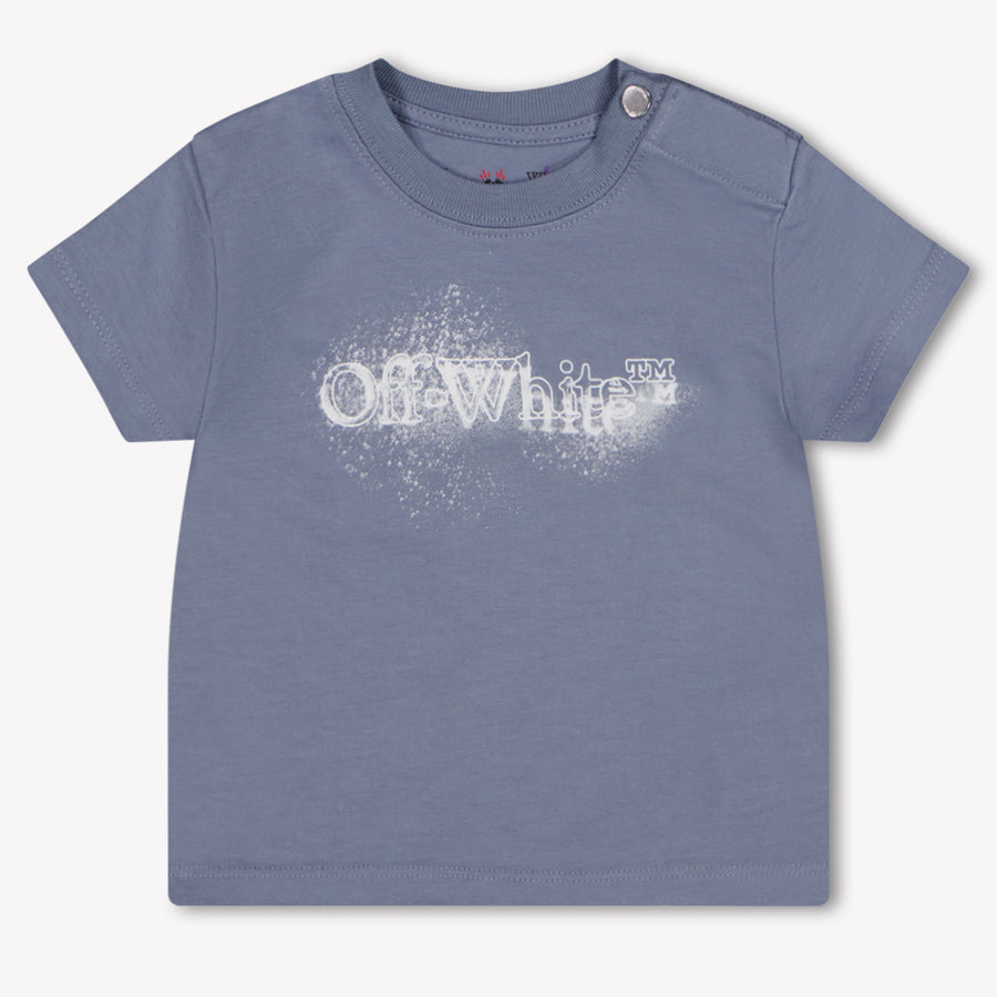 Off-White Baby Jongens T-Shirt In Licht Grijs