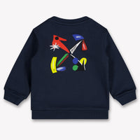 Off-White Baby Jongens Trui In Navy