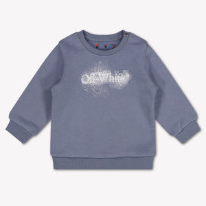 Off-White Baby Jongens Trui In Blauw
