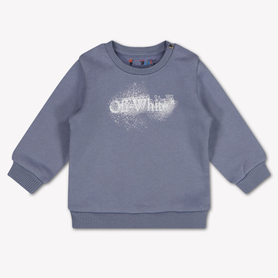 Off-White Baby Jongens Trui In Blauw