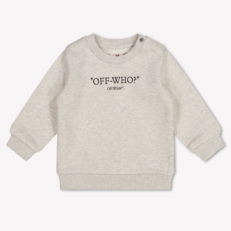 Off-White Baby Jongens Trui In Grijs