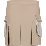 MSGM Kinder Rokje Beige