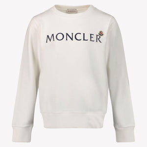 Moncler Kinder Jongens Trui In Wit
