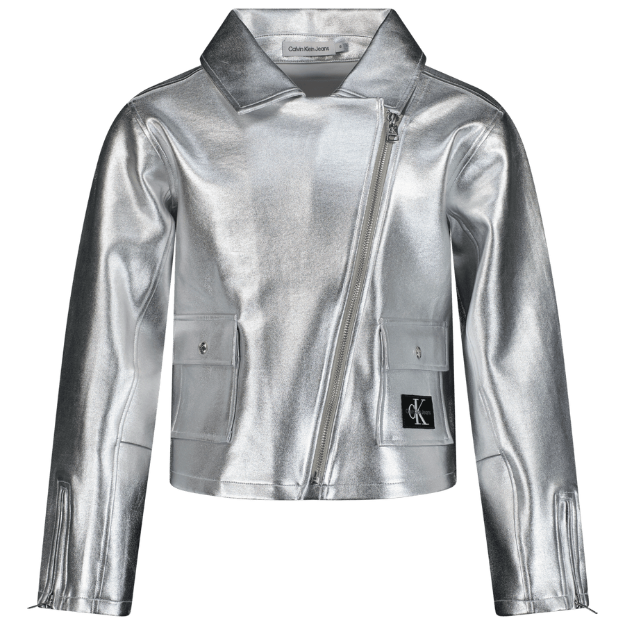 Calvin Klein Girls Jacket Silver