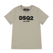 Dsquared2 Baby Unisex T-Shirt Grijs