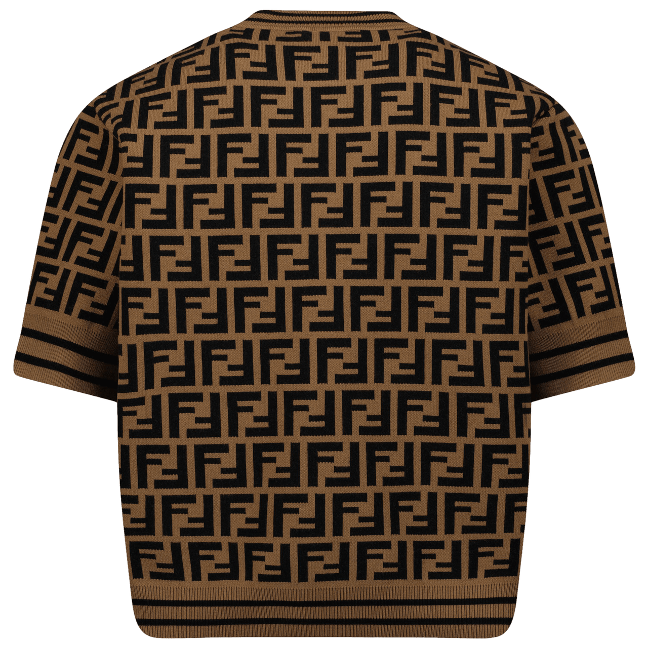 Fendi Kinder Meisjes T-Shirt Bruin 6Y