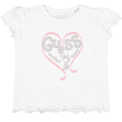 Guess Baby Meisjes T-Shirt Wit