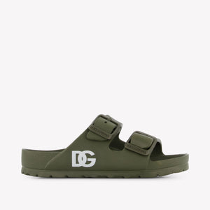 Dolce & Gabbana Jongens Slippers In Army