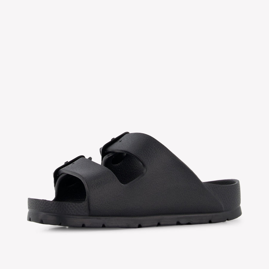 Dolce & Gabbana Jongens Slippers In Zwart