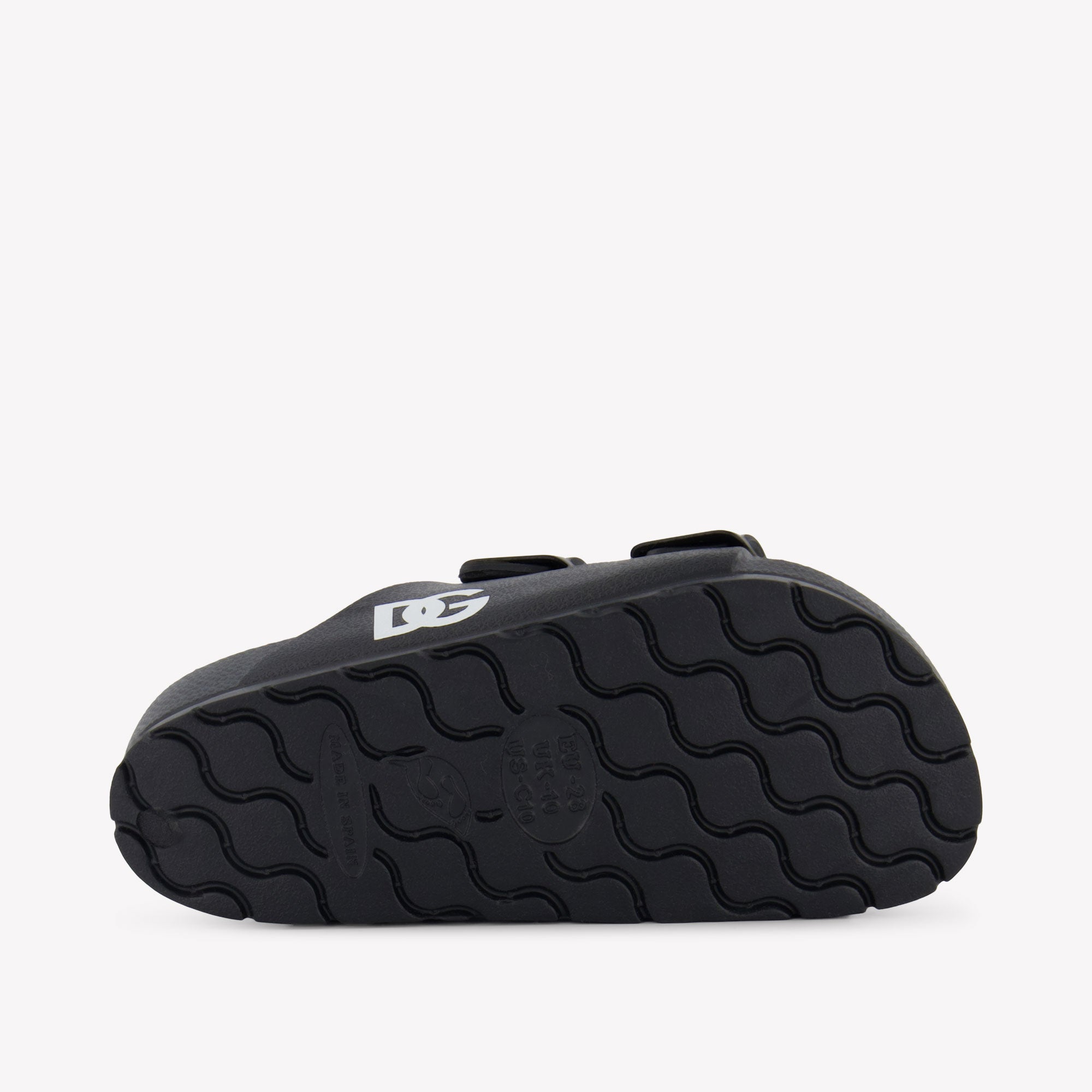 Dolce & Gabbana Jongens Slippers In Zwart