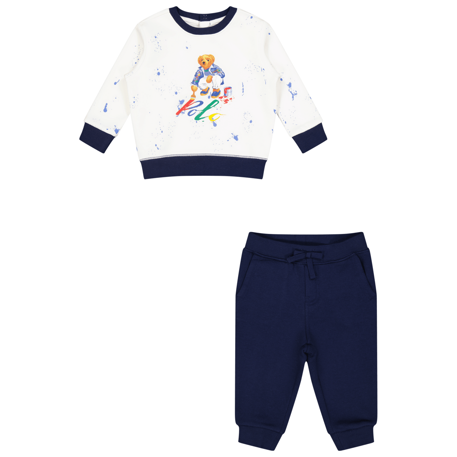Ralph Lauren Baby Jongens Joggingpak Navy 3 mnd