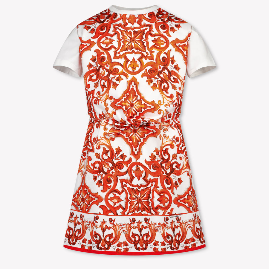 Dolce & Gabbana Girls Dress in Orange