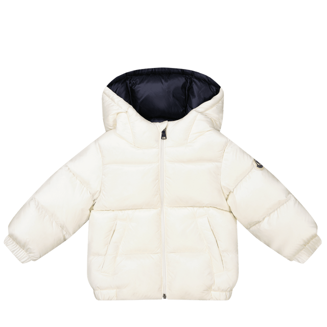 Moncler Baby Jongens Jas Off White 3/6