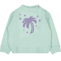 Palm Angels Baby Meisjes Trui Mint 2a