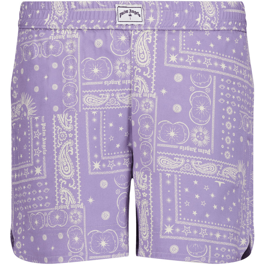Palm Angels Girls Short Lila