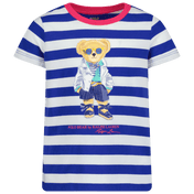Ralph Lauren Kinder Meisjes T-Shirt Blauw