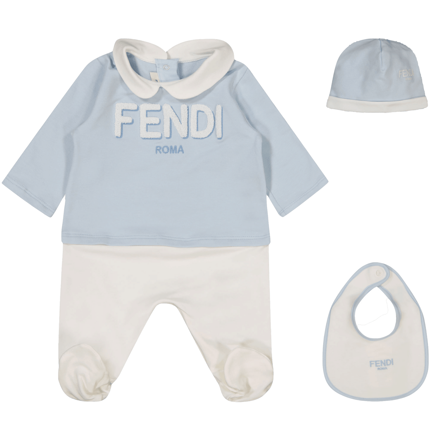 Fendi Unisex Boxpakje Licht Blauw 1mnd