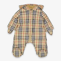 Burberry Harper Baby Unisex Skipak In Beige