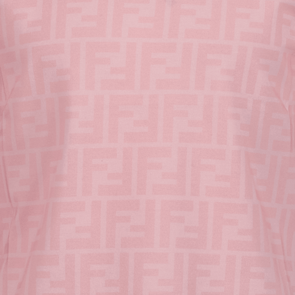 Fendi Kinder Meisjes T-Shirt Licht Roze