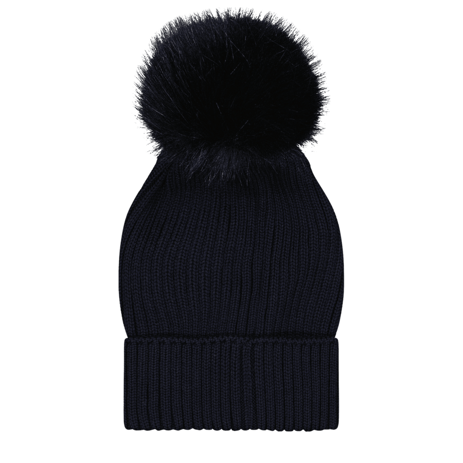 Moncler Kinder Meisjes Muts Navy