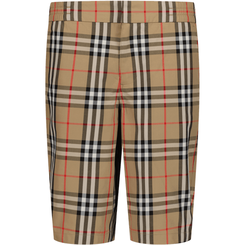 Burberry Kinder Jongens Shorts Beige 3Y