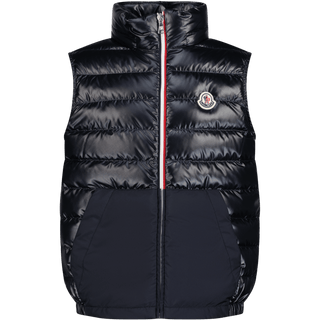 Moncler Kinder Jongens Bodywarmer Navy 4Y