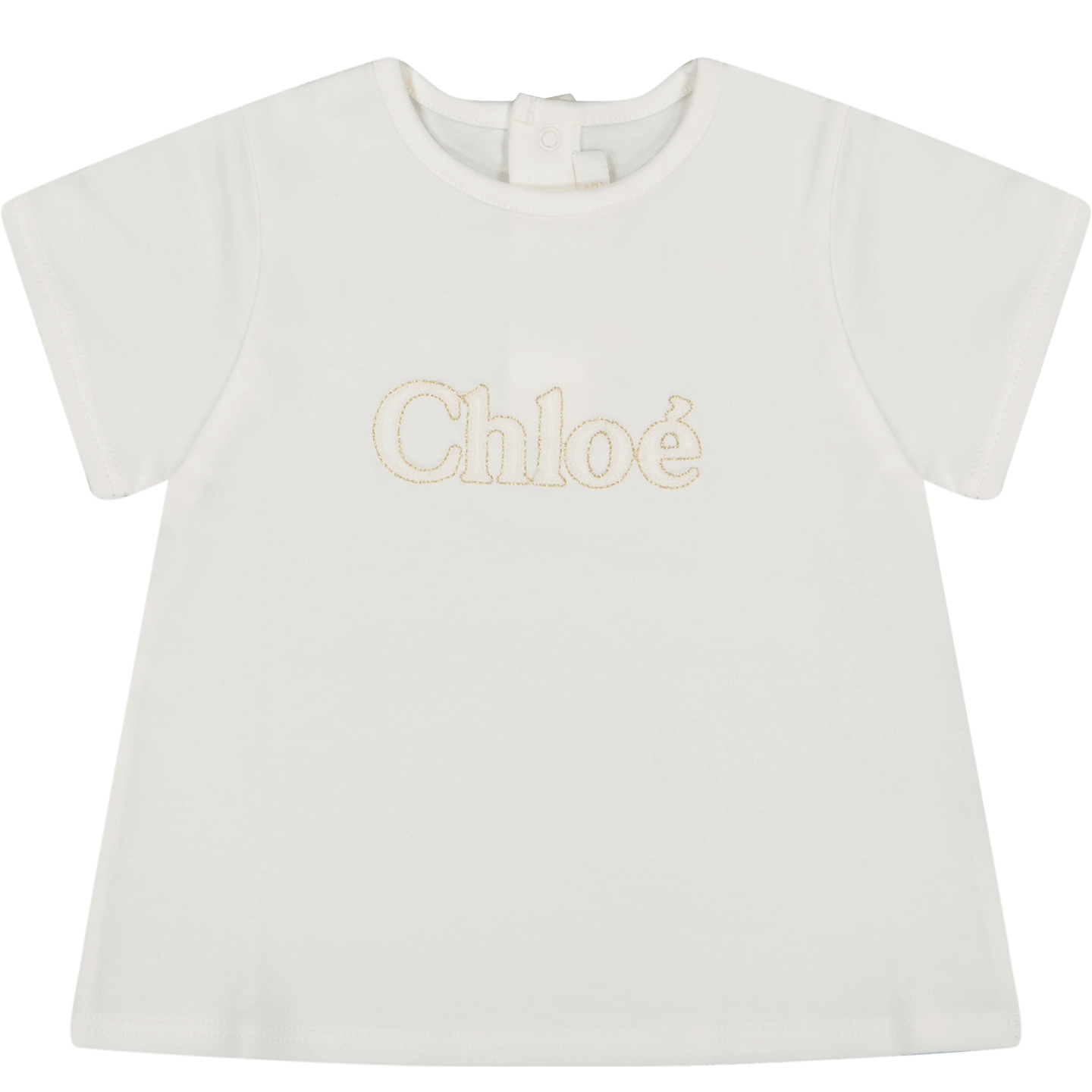 Chloe Baby Meisjes T-Shirt Off White 6 mnd