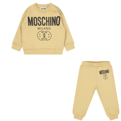 Moschino Baby Jongens Joggingpak Beige