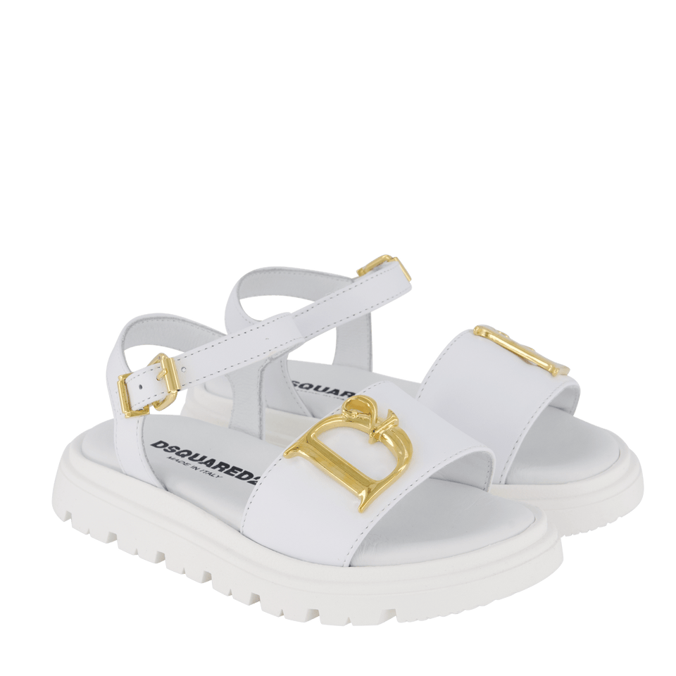 Dsquared2 Kinder Meisjes Sandalen Wit