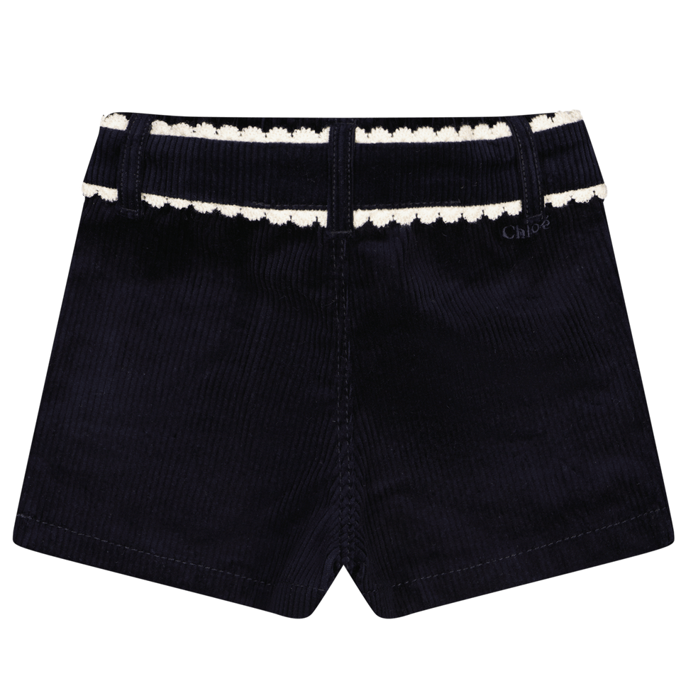 Chloe Baby Meisjes Shorts Navy