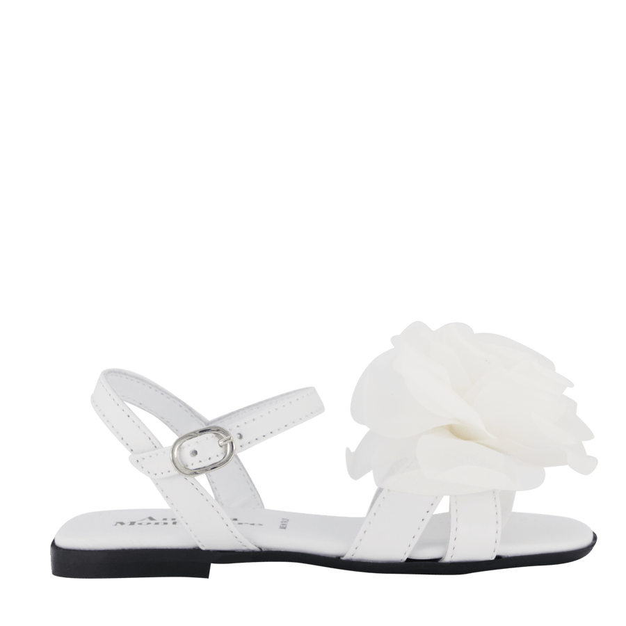 Andrea Montelpare Girls Sandals White