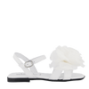 Andrea Montelpare Girls Sandals White