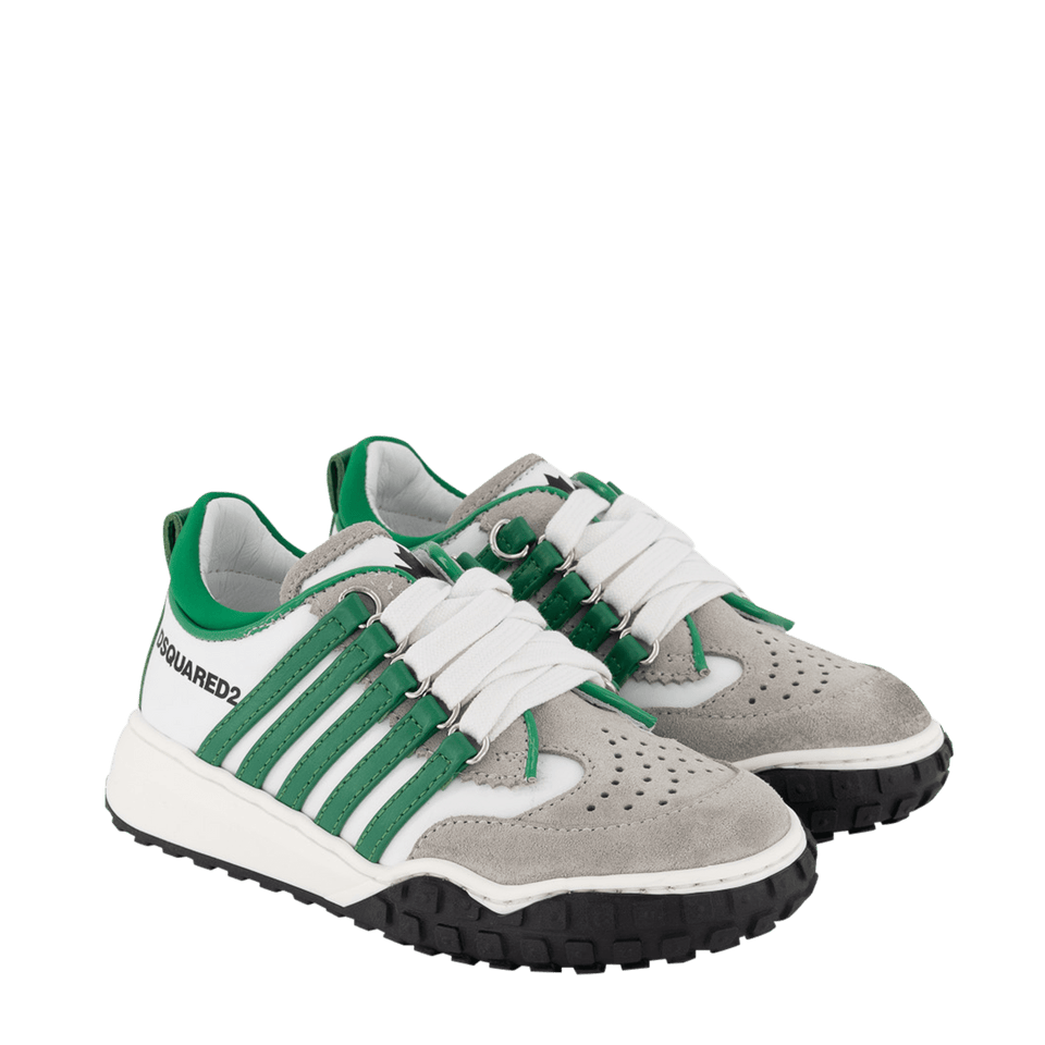 Dsquared2 Kinder Unisex Sneakers Groen