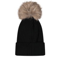 Moncler Kinder Unisex Muts Zwart