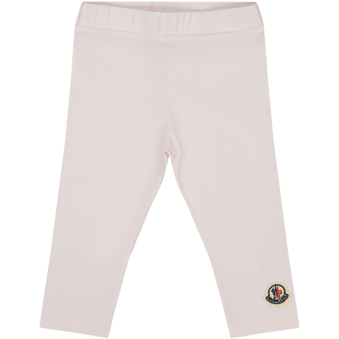 Moncler Baby Meisjes Leggings Licht Roze 3/6