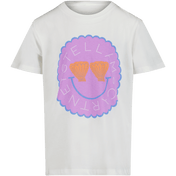 Stella McCartney Kinder Meisjes T-Shirt Wit