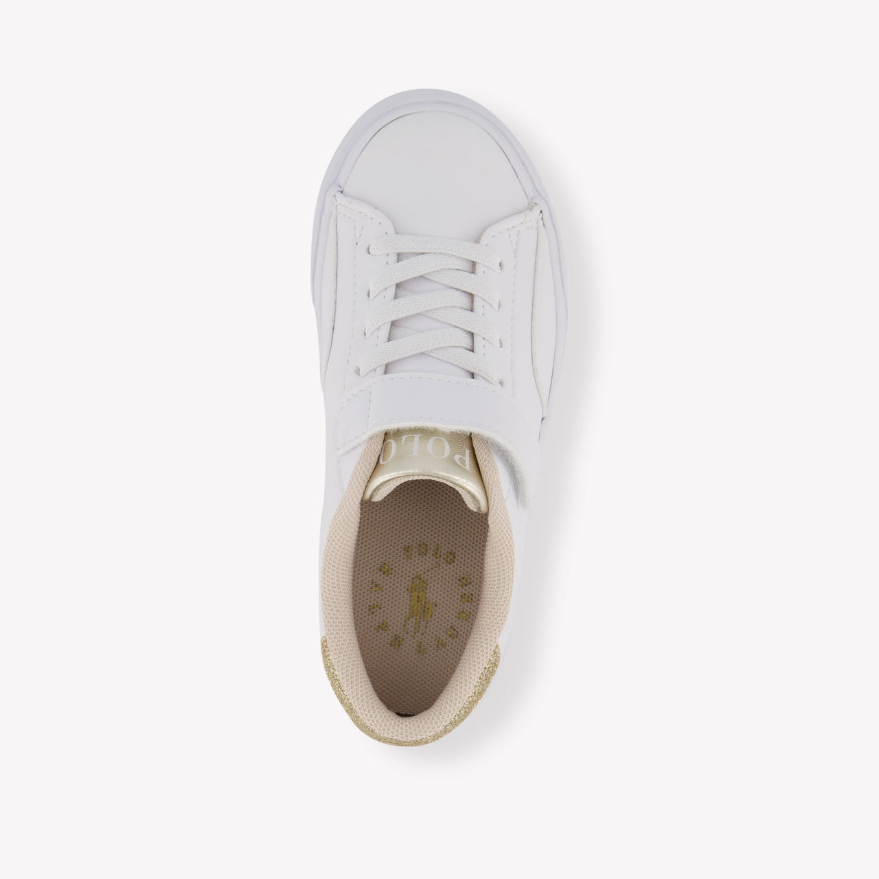 Ralph Lauren THERON V PS Meisjes Sneakers In Wit