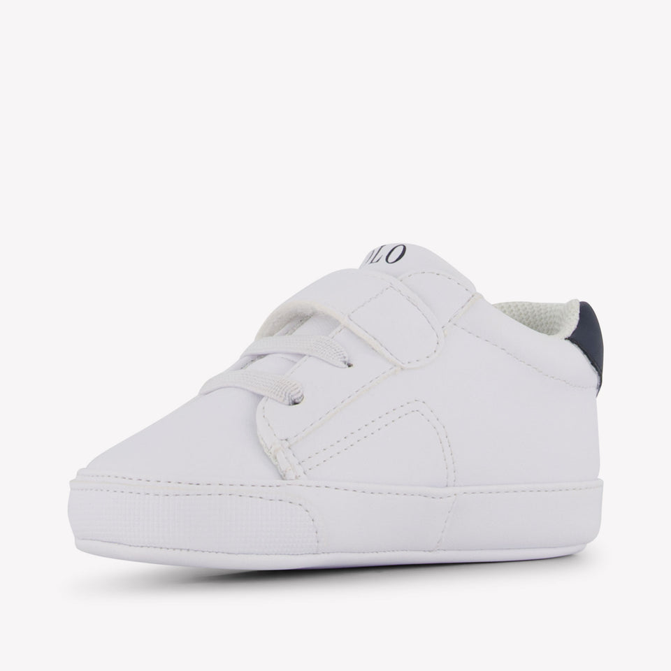 Ralph Lauren THERON Baby Jongens Sneakers In Wit