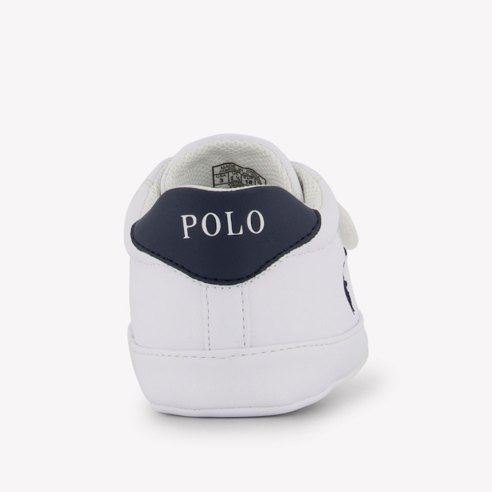 Ralph Lauren THERON Baby Jongens Sneakers In Wit