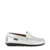 Atlanta Mocassin Kinder Meisjes Schoenen Zilver